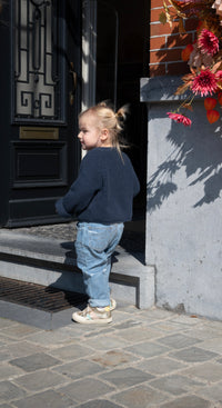 NMFVENJA SHORT KNIT blauw