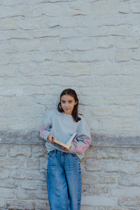 NKFNOKKI LS  SWEAT grijs