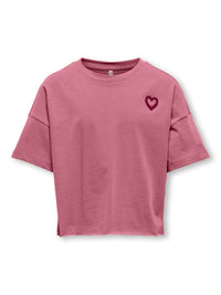 KOGANNA HEART SHIRT roze