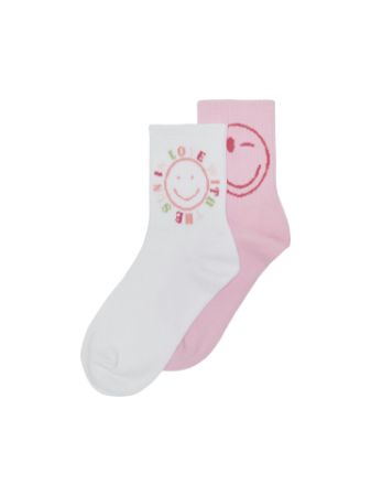 KOGSMILE SOCK 2-PACK roze