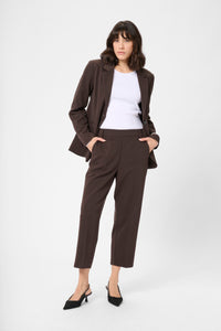 KASAKURA CROPPED PANTS fudge