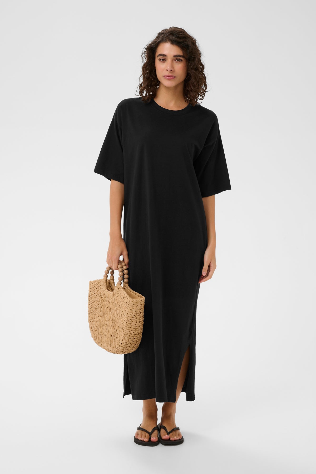 KAEDNA 1/2 DRESS zwart