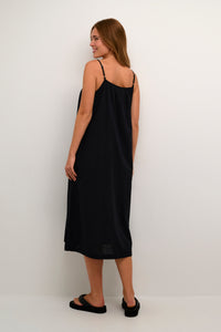 KAPAULINE STRAP DRESS zwart