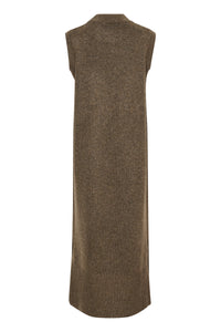 KASELMA KNIT DRESS bruin