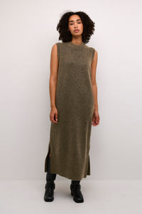 KASELMA KNIT DRESS bruin