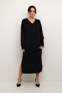 KAREGINA KNIT DRESS zwart