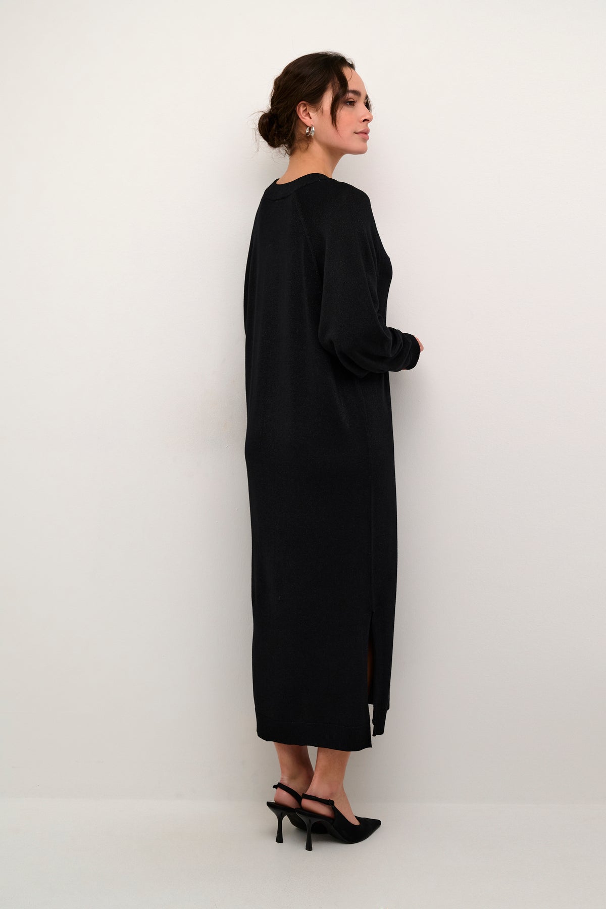 KAREGINA KNIT DRESS zwart