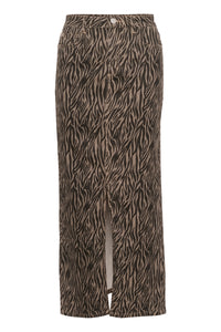 KALEONDRA SKIRT beige/zwart