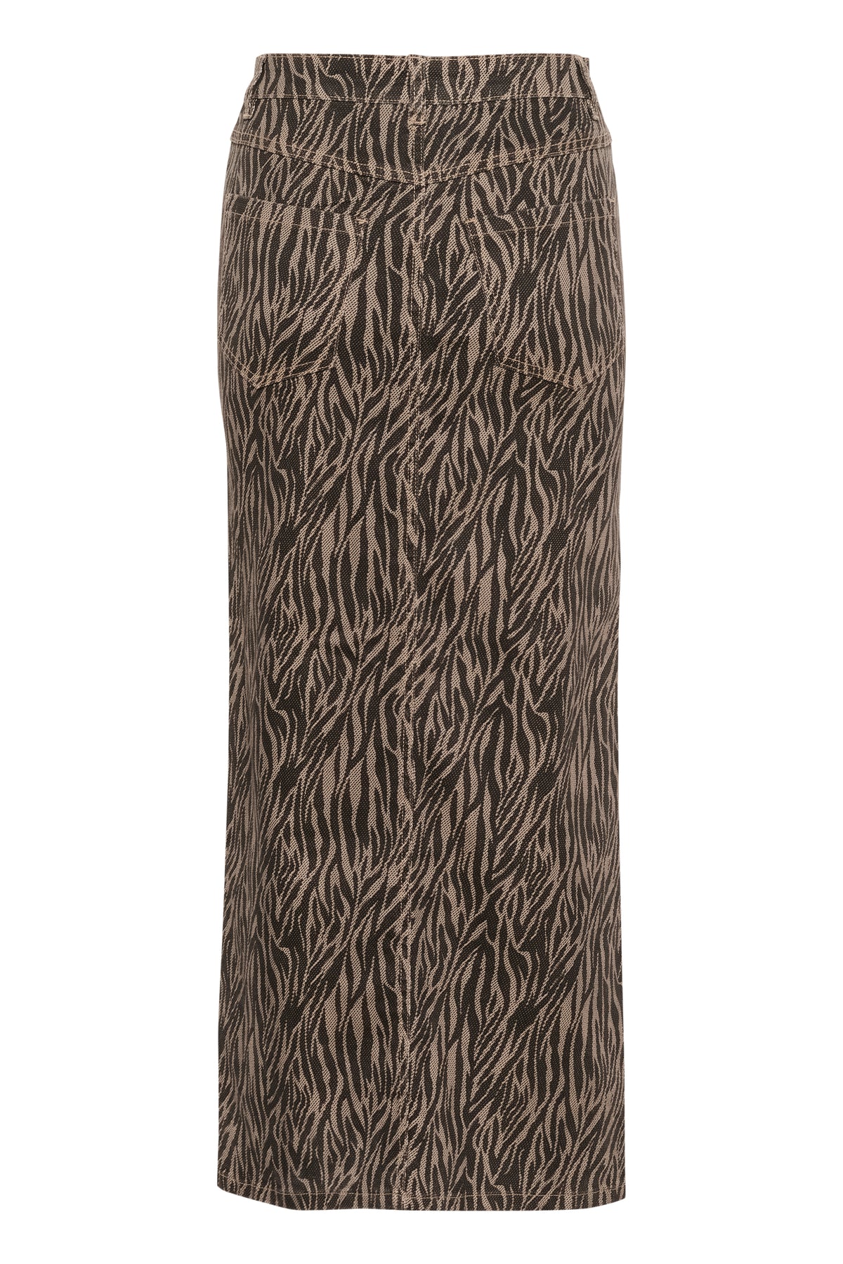 KALEONDRA SKIRT beige/zwart