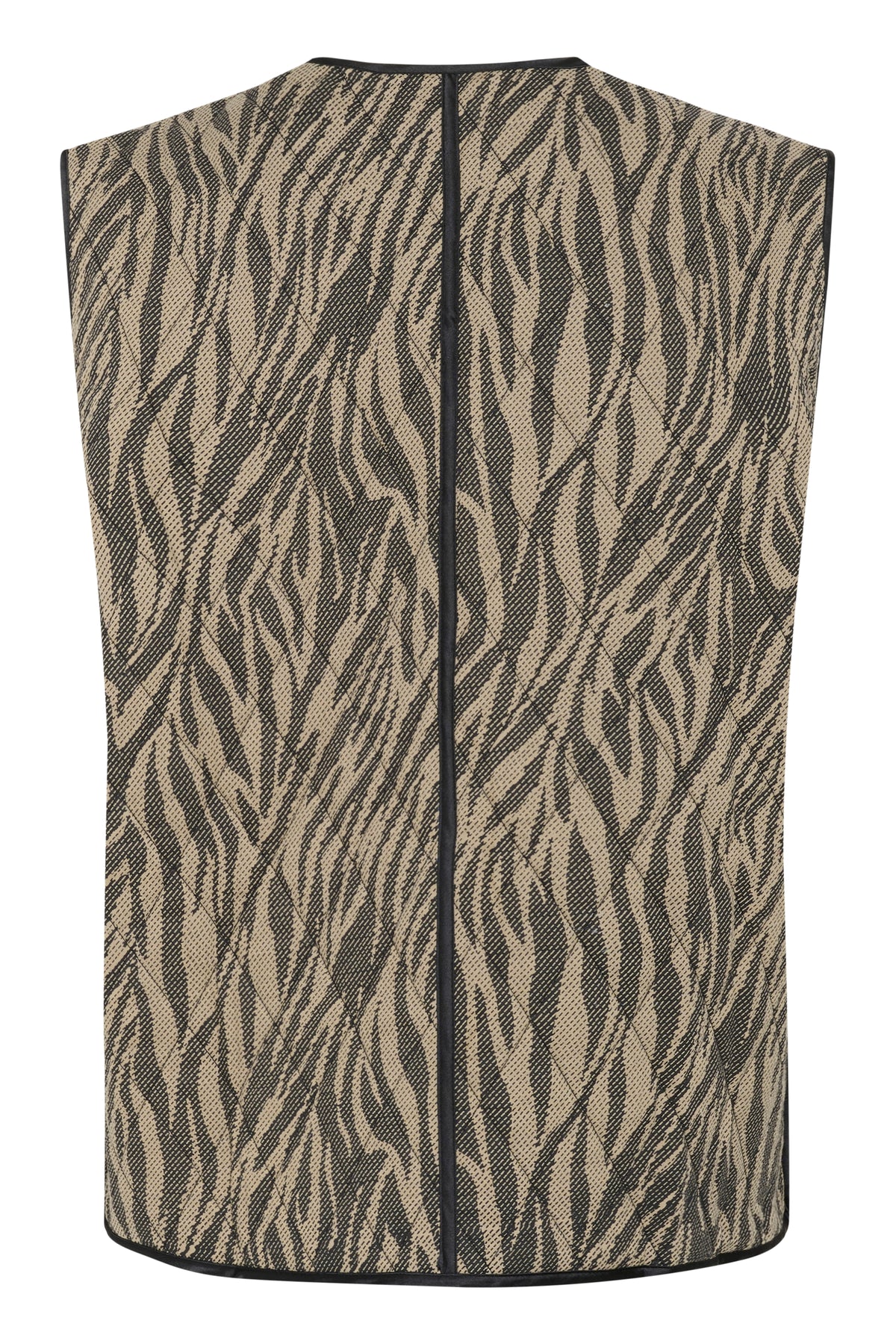 KAKAYLA WAISTCOAT beige/zwart