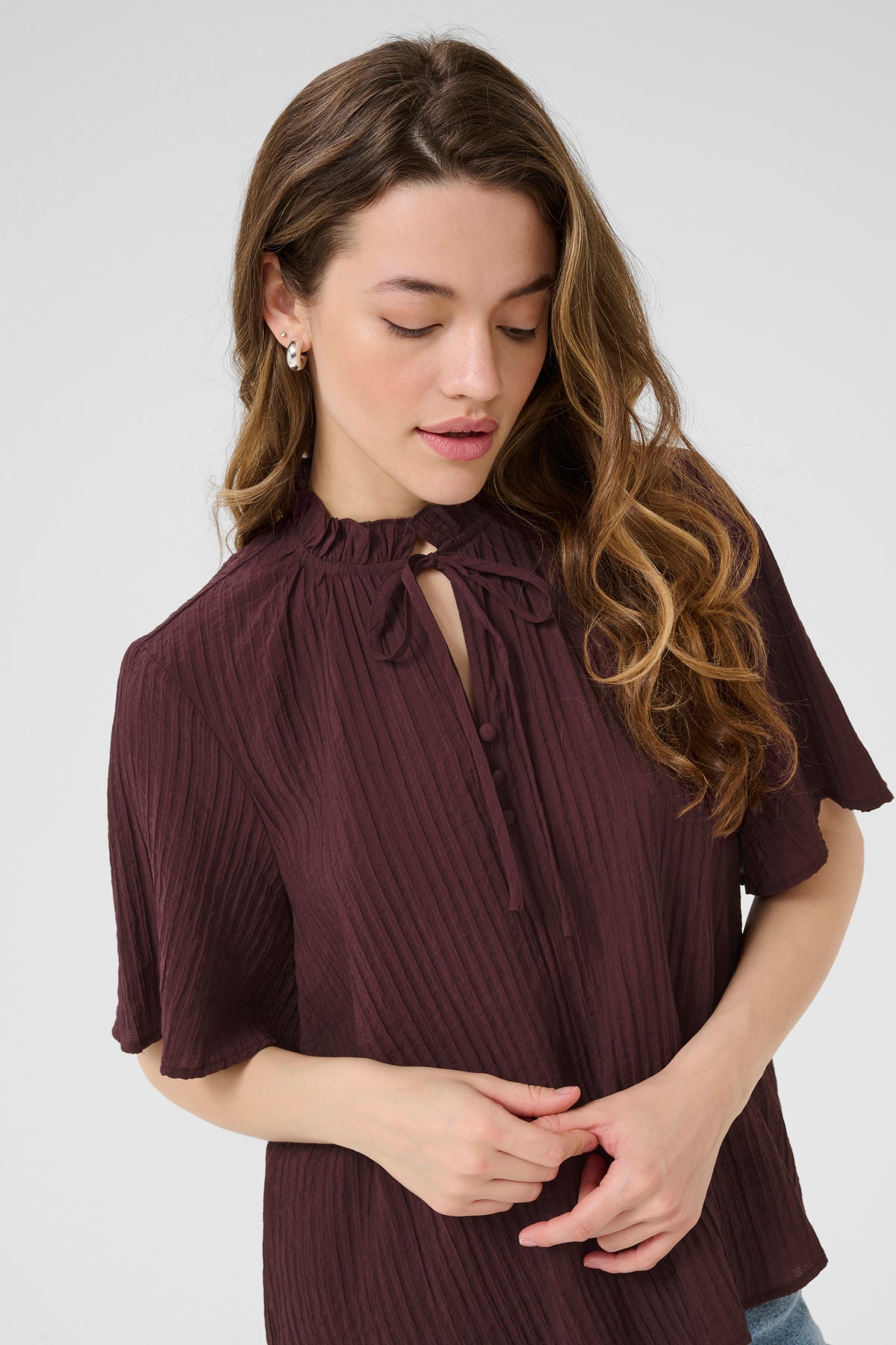 KALIANNA BLOUSE fudge