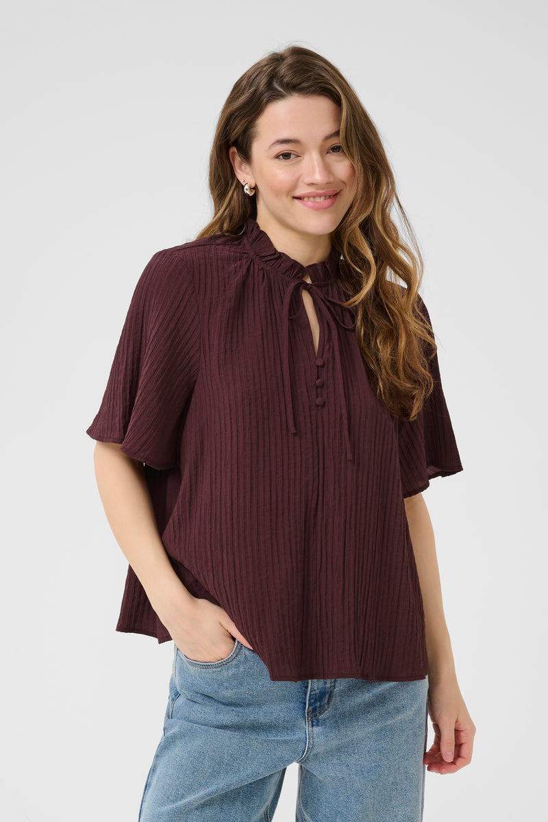 KALIANNA BLOUSE fudge