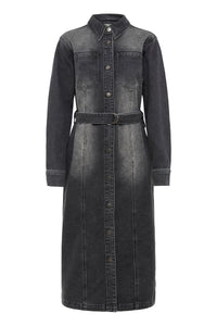 KAABBY DENIM DRESS grijs
