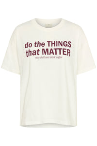 KAELLY SHIRT wit/bordeaux