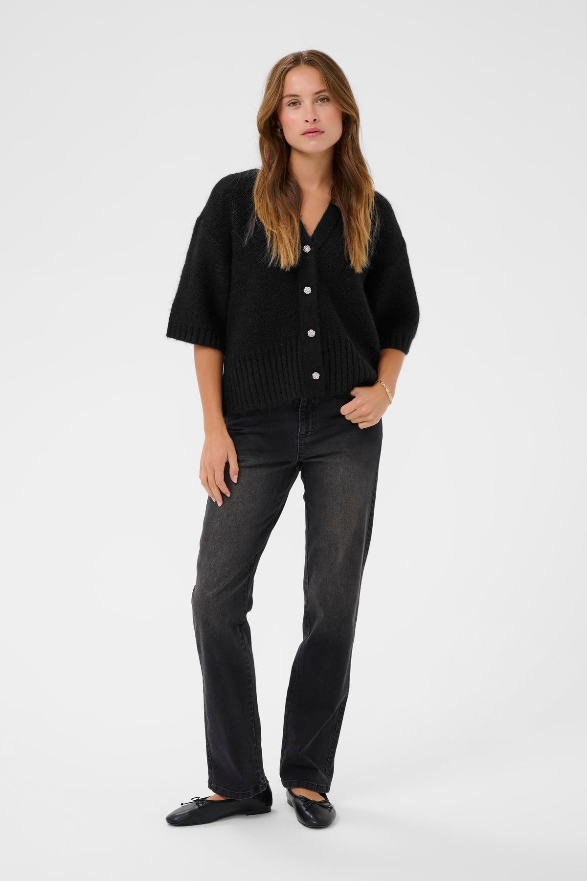KALABIS CARDIGAN zwart