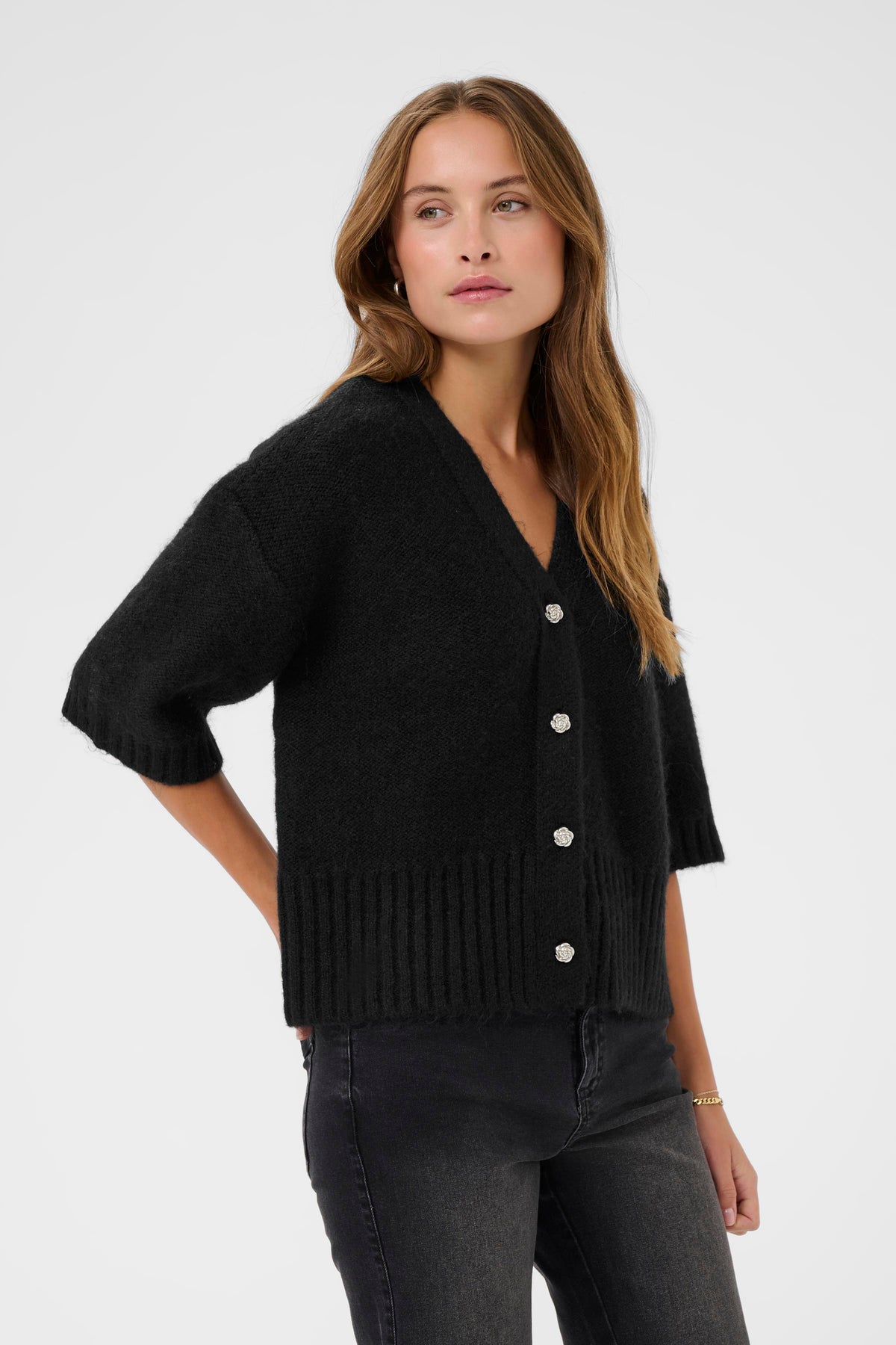 KALABIS CARDIGAN zwart