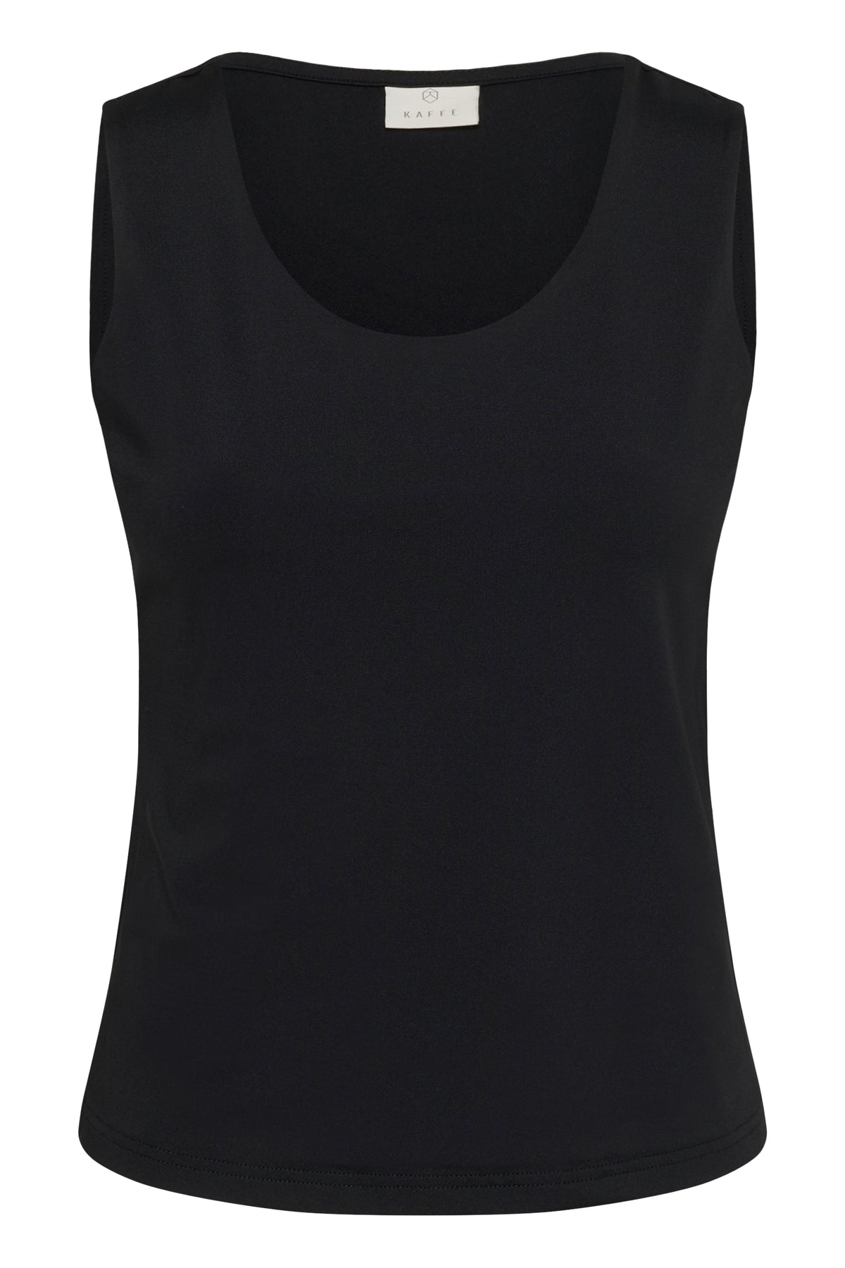 KAARINA JERSEY TOP zwart