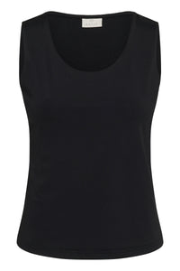 KAARINA JERSEY TOP zwart