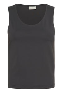 KAARINA JERSEY TOP donker grijs