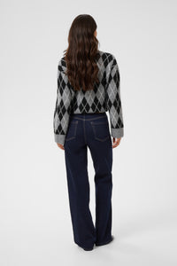 KABROOK HW FIT JEANS dark denim