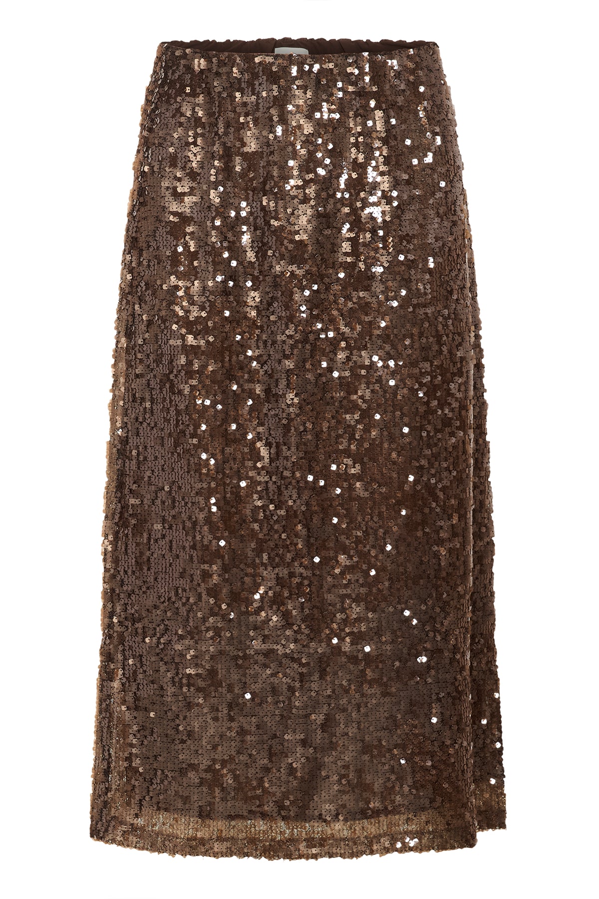KAZIGGY SEQUIN SKIRT bruin