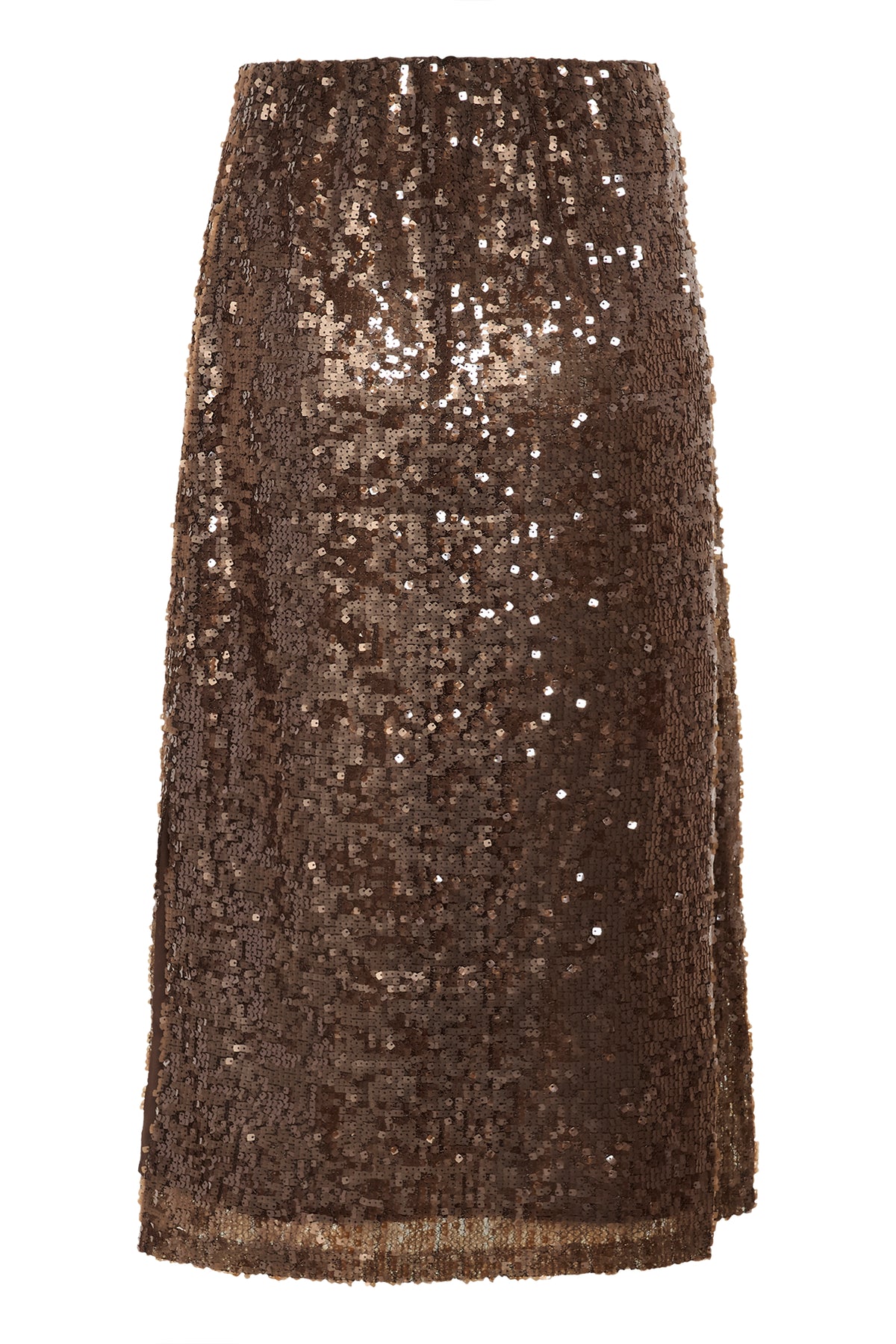 KAZIGGY SEQUIN SKIRT bruin