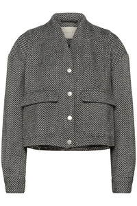 KAVALENTINA JACKET zwart/wit