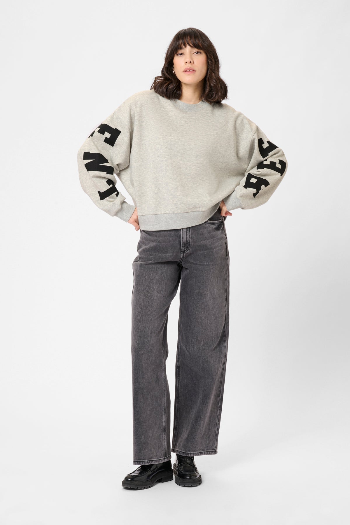 KALISE SWEATSHIRT grijs