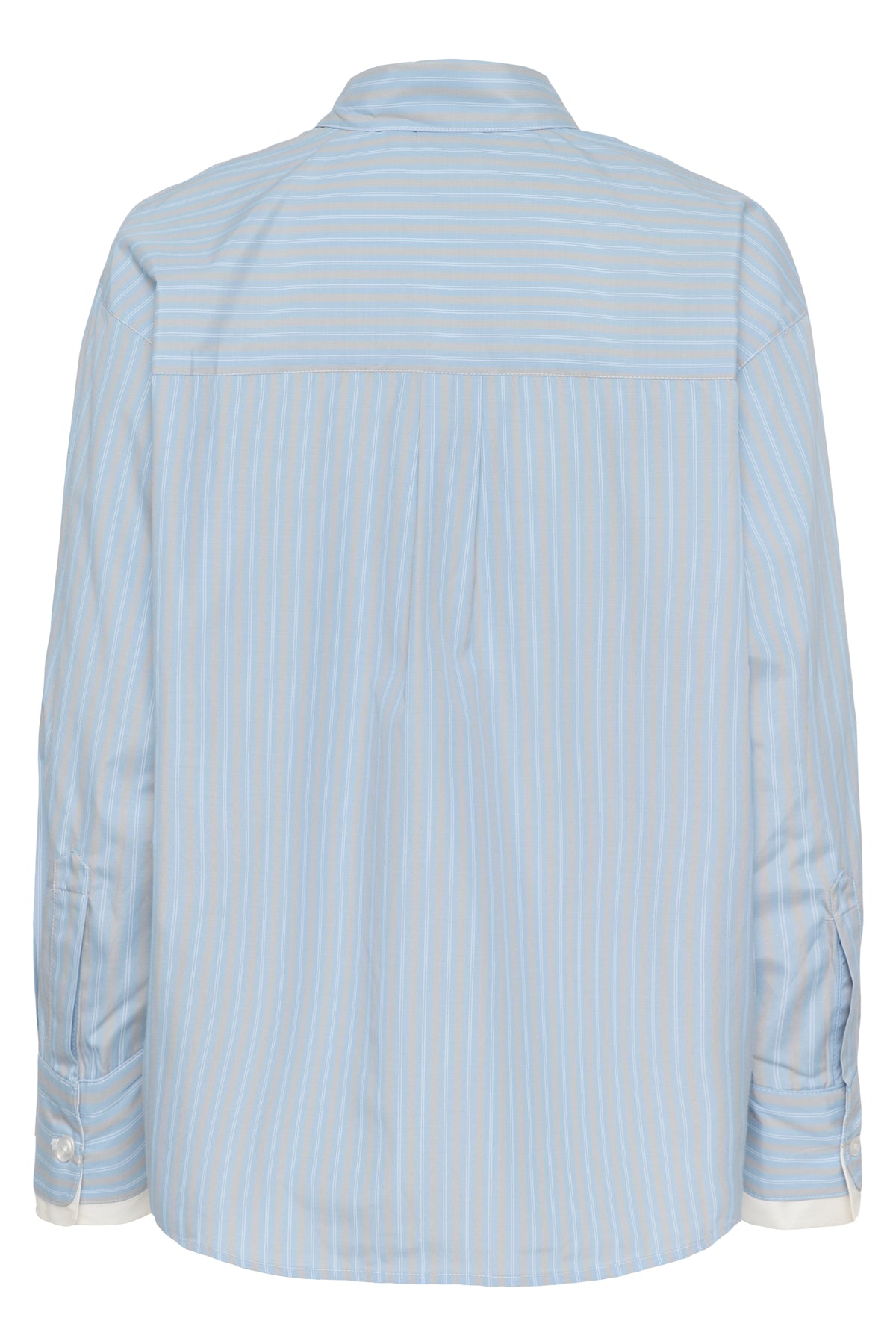 KALEVIA SHIRT licht blauw streep