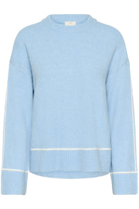 KAJINIE KNIT PULLOVER licht blauw