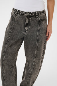 KAROSS HW BARREL JEANS donker grijs