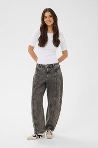 KAROSS HW BARREL JEANS donker grijs