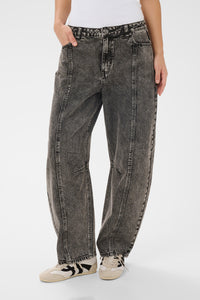 KAROSS HW BARREL JEANS donker grijs