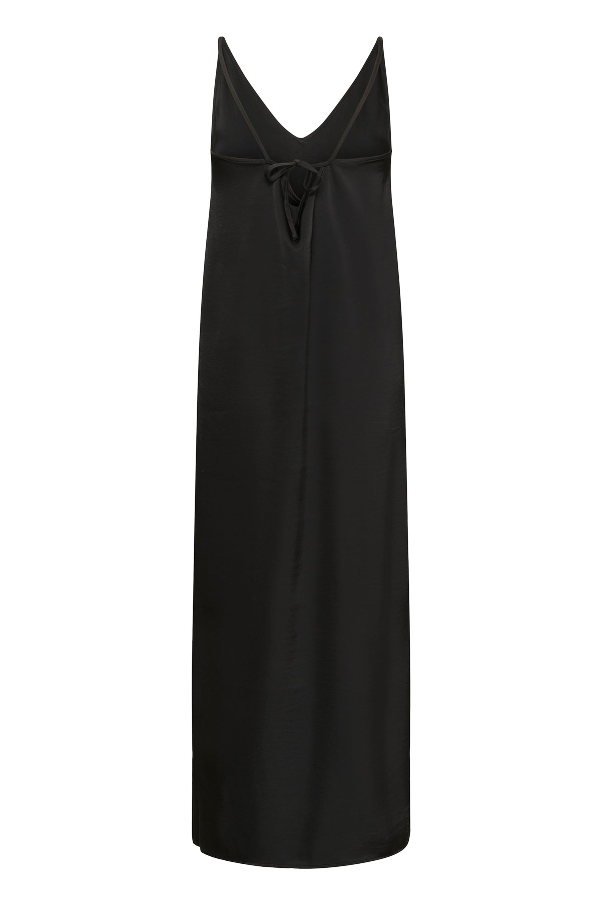 KARORY SATEEN DRESS zwart