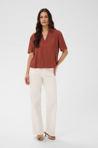 KAEMILY BLOUSE roest