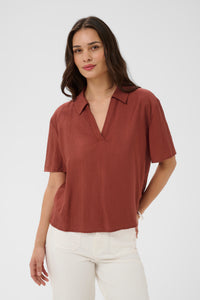 KAEMILY BLOUSE roest