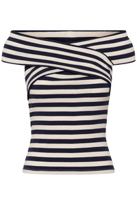 KACELESTE TOP baluw/wit