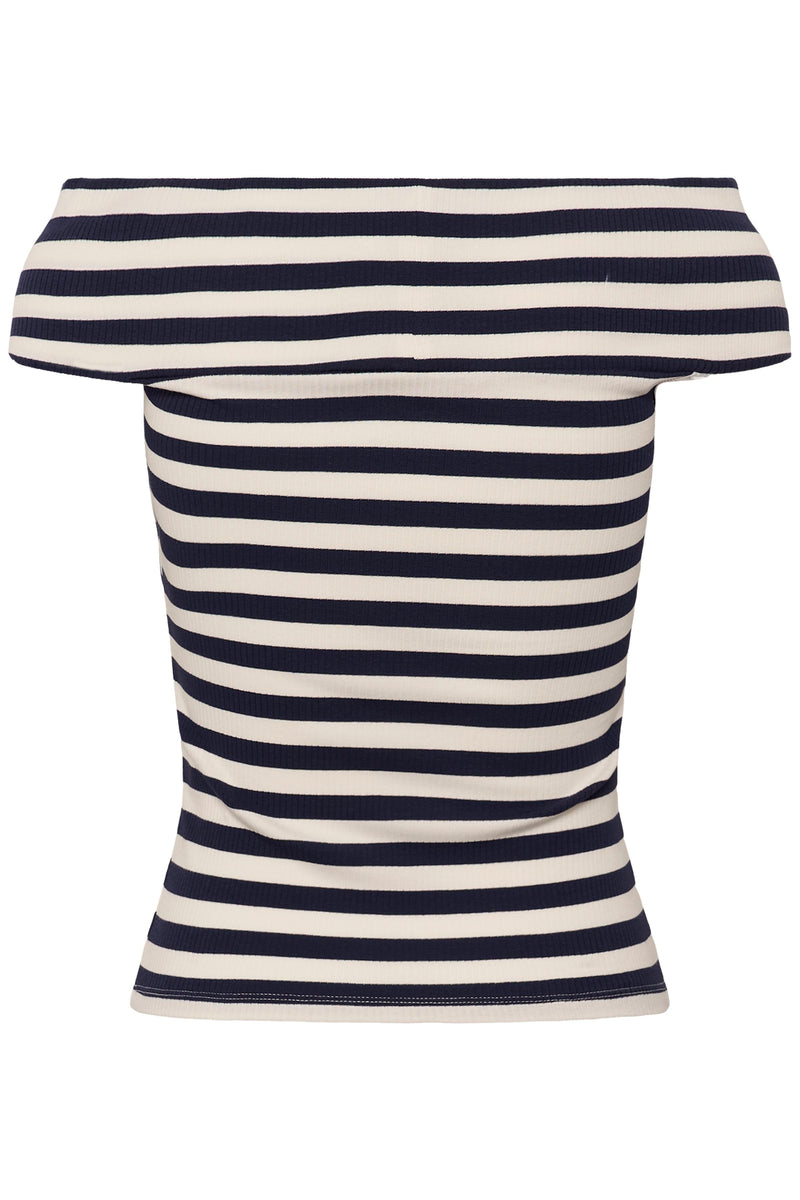 KACELESTE TOP blauw/wit