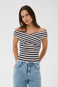 KACELESTE TOP baluw/wit