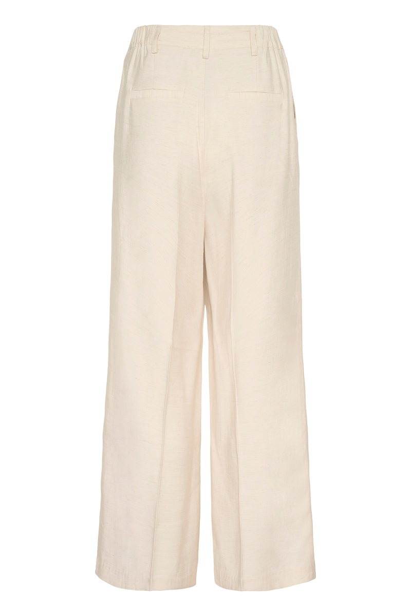 KAANNETTA LINNEN BROEK beige