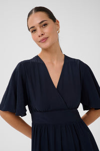 KASIRENA LONG DRESS navy blue