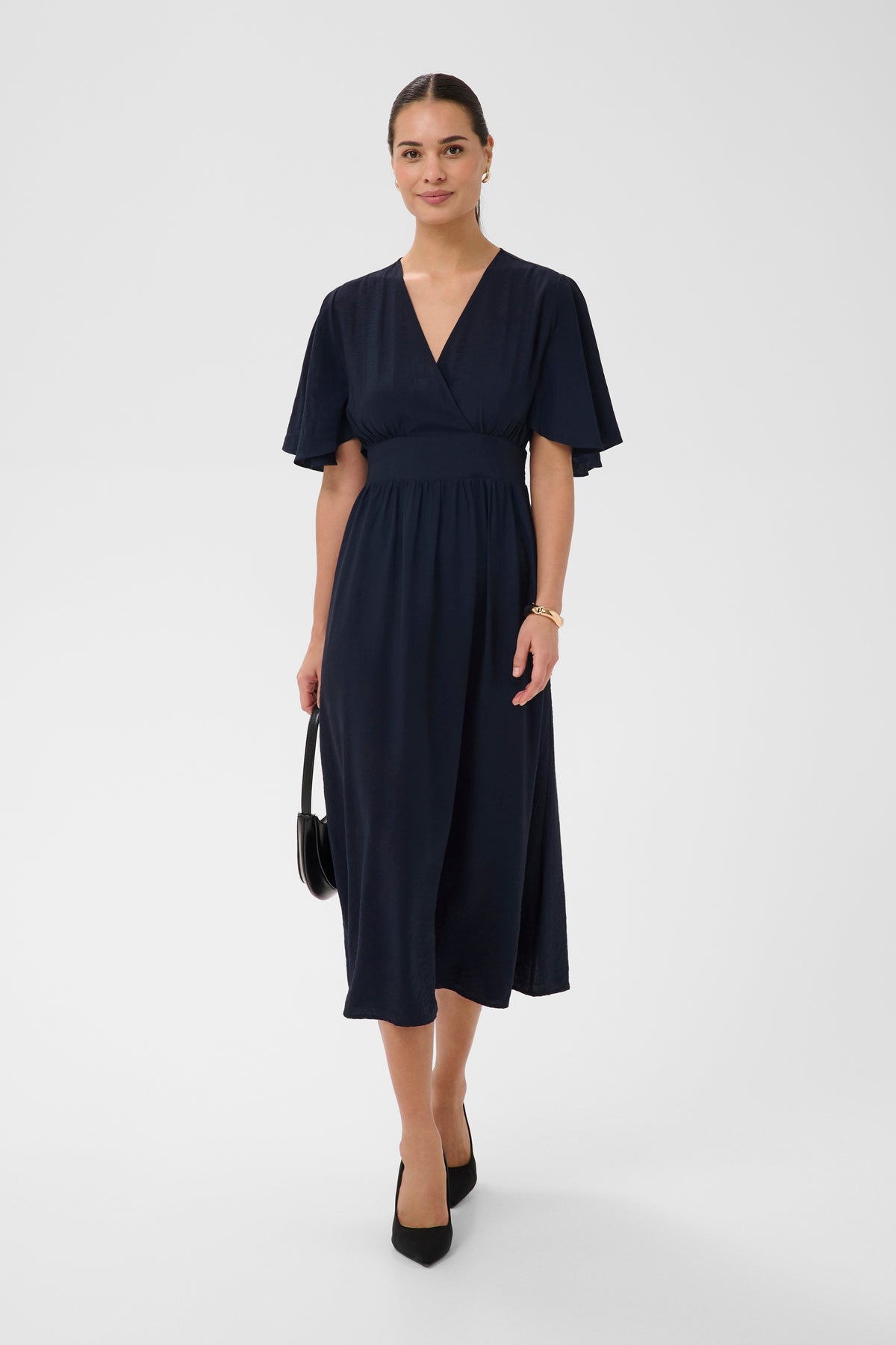 KASIRENA LONG DRESS navy blue