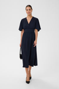 KASIRENA LONG DRESS navy blue