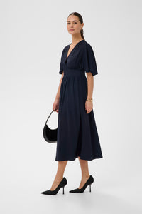 KASIRENA LONG DRESS navy blue