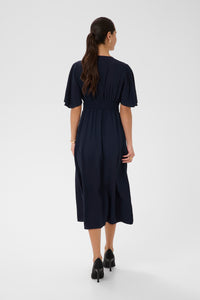 KASIRENA LONG DRESS navy blue