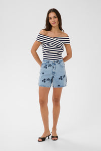KABABENA DENIM SHORTS blauw