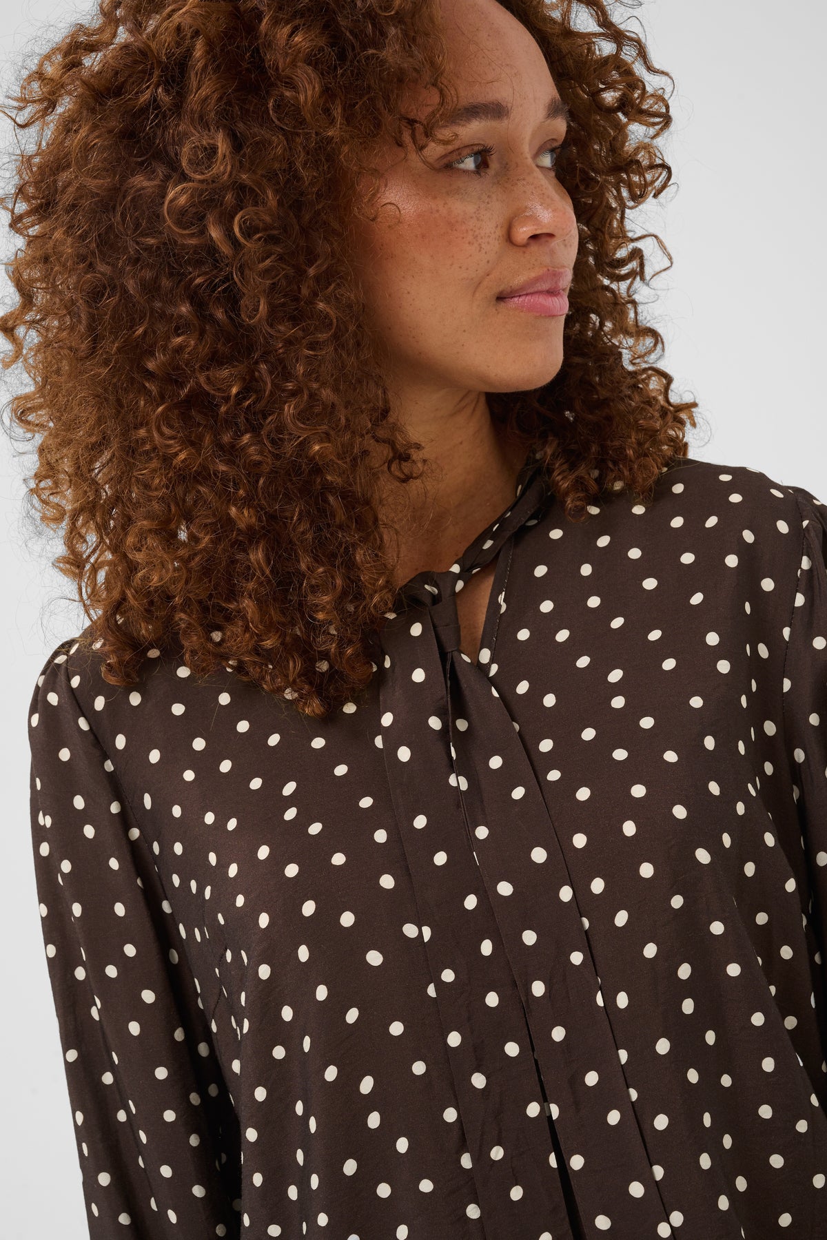 KADOTTE BLOUSE bruin