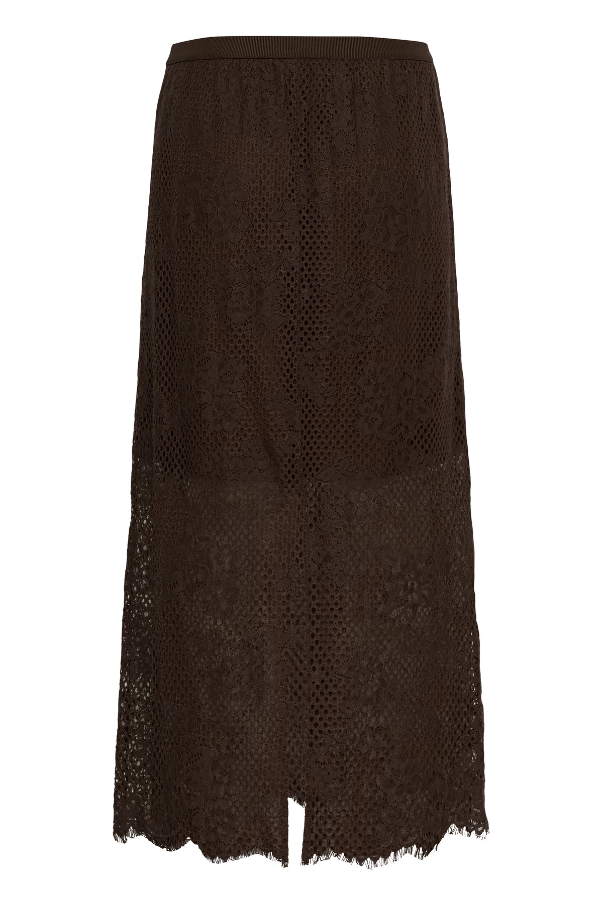 KACORNELIA LACE SKIRT bruin