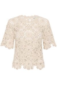 KACALLISTA GLITTER TOP beige