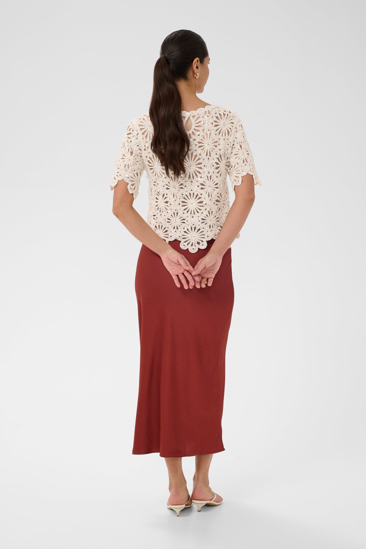 KACALLISTA GLITTER TOP beige